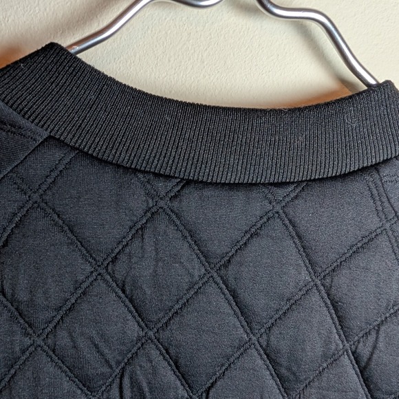 Rory Beca Gray Bomber Jacket with Quilted Design - Picture 11 of 11